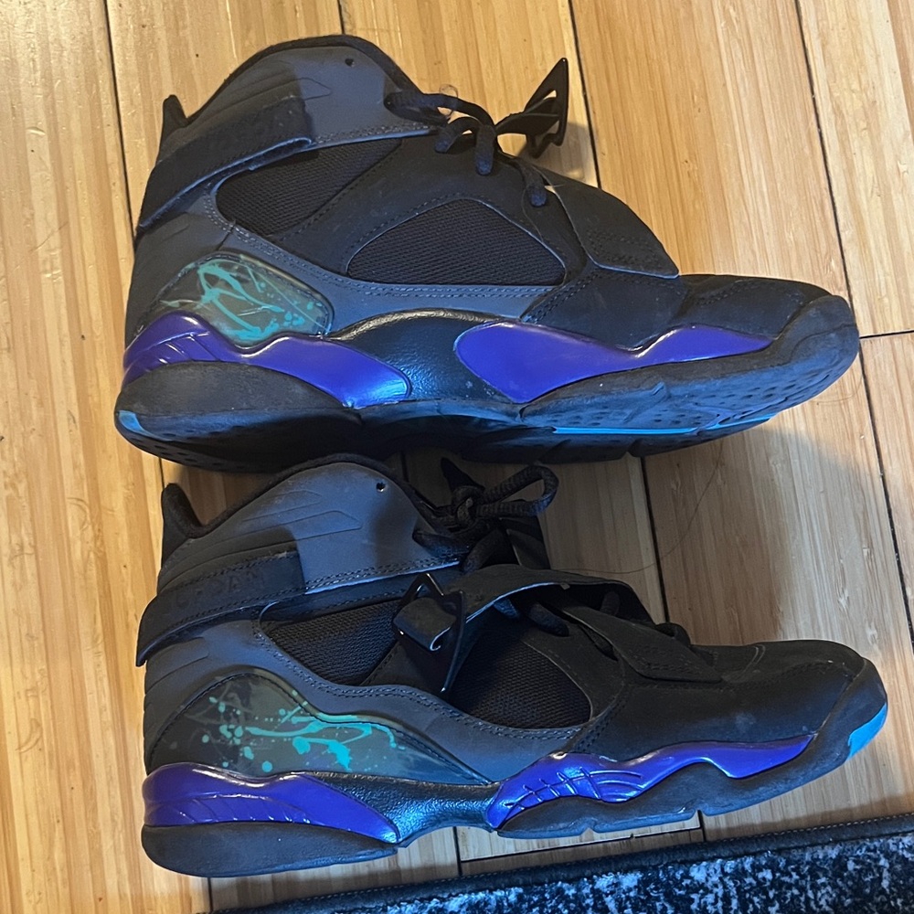 Jordan Kids Sneakers Black with Blue Accents